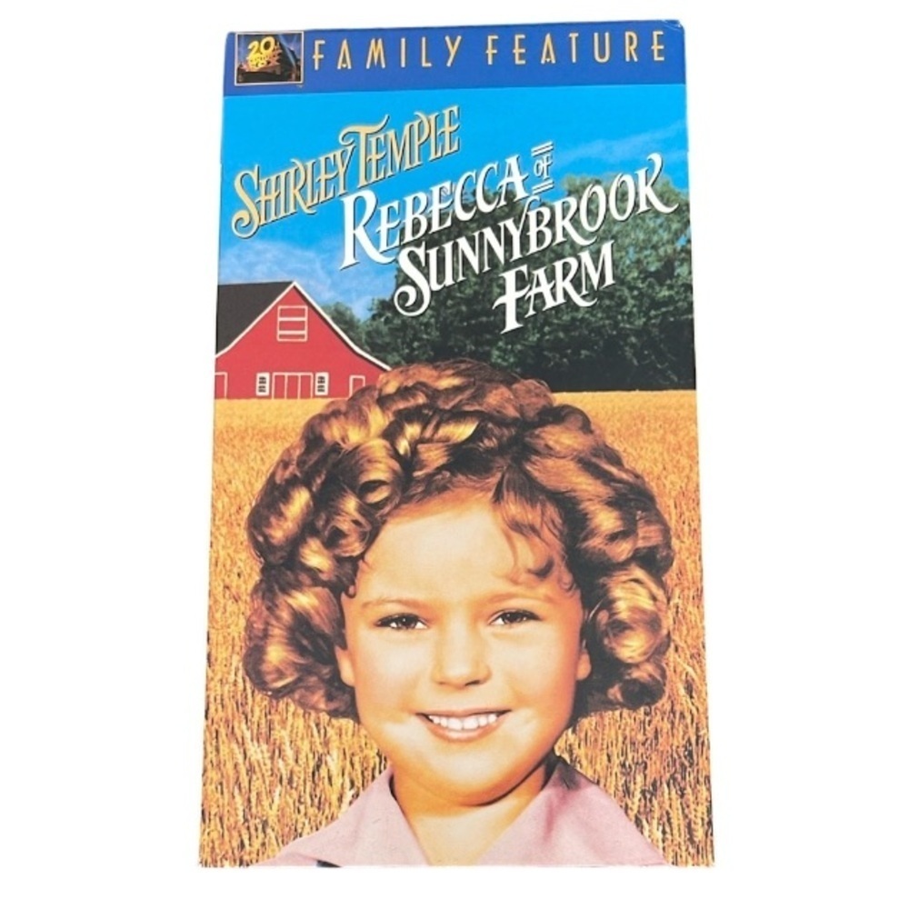 6/$25 VHS Vintage Shirley Temple Rebecca Of Sunnybrook Farm 1938 Remastered